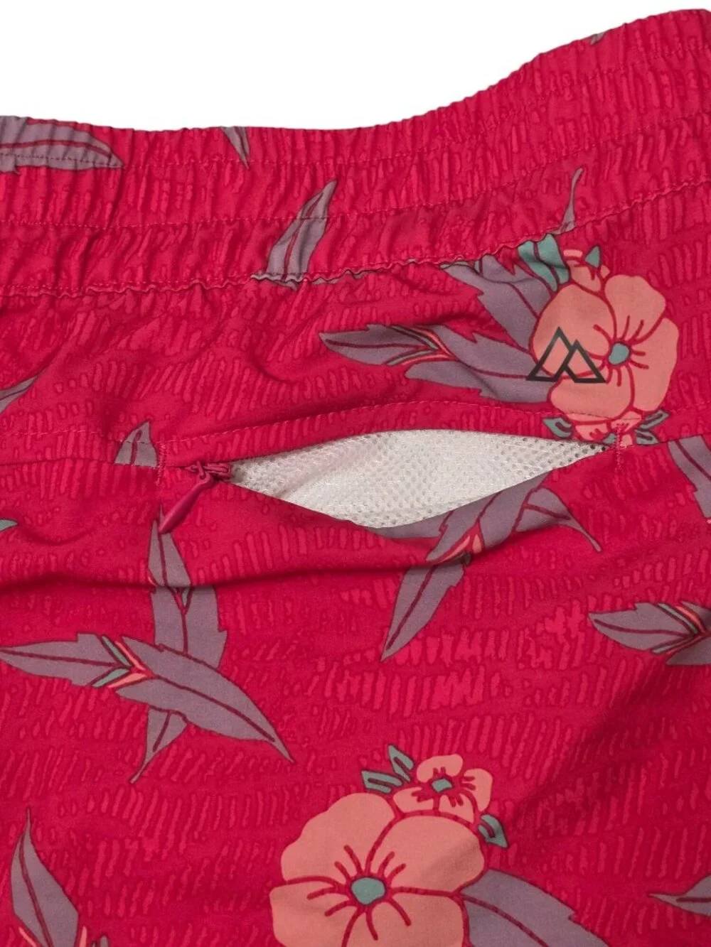 Alpine Design Women's Pink Floral Water Shorts Size M With Mesh Liner (SKU#2136)